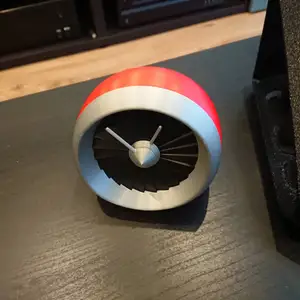 Jet Engine Clock Mini