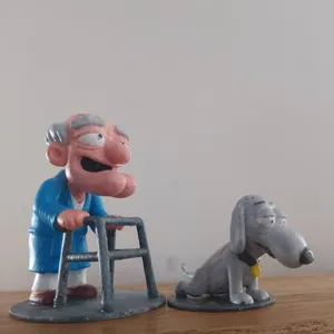 Herbert and his dog (family guy)