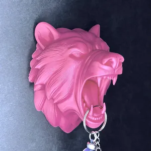 Wall mounted Bear decoration or Key chain holder