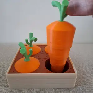 Jeu carottes à piocher - Carrot pick game