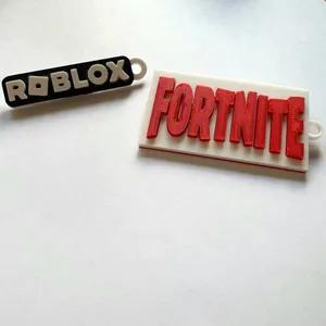 Fortnite and Roblox Keyring