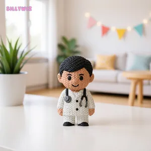 Cute Doctor Boy – Knitted – Crochet