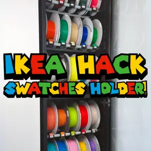 Billy Ikea Hack, Swatches Holder (1 Billy = 40 Spools)