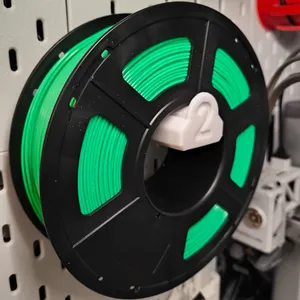 Compact filament spool holder for IKEA Skadis with bearings
