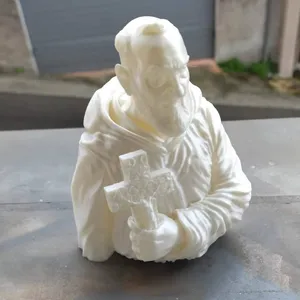 HIGH QUALITY STATUE OF PADRE PIO - FATHER PIUS with 2 heads