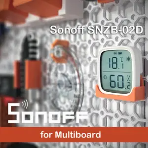 Sonoff SNZB-02D holder tray for Multiboard