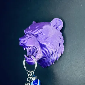 Wall mounted Panda decoration or Key chain holder