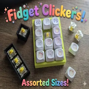 Fidget (Clicker) Bases and Keycaps