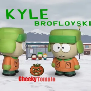 Kyle Broflovski – South Park DeskBuddy Figurine