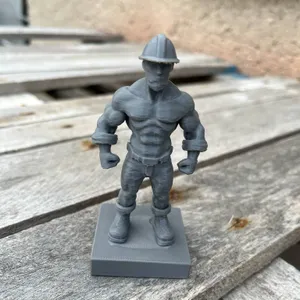 Strong worker, cup, trophy