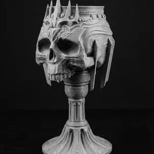 Throne of the Damned – Gothic Skull Goblet