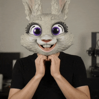 Judy Hopps Rabbit Cop Head Mask - Zootopia Cosplay Props