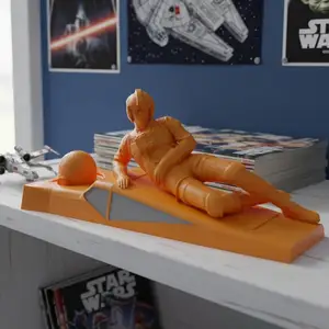 X-wing pilot on cockpit