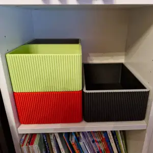 Stackable storage boxes - fit IKEA Billy Bookcase
