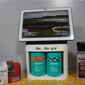Modular Google Nest Hub Max Stand – Rotating/Static Tops