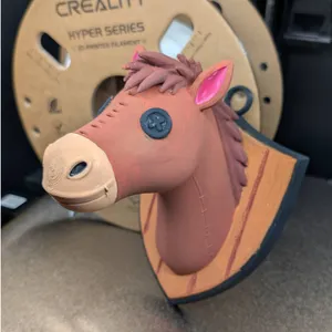 Horse head wall hanging decoration