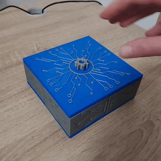 Electronic box - 4 compartments