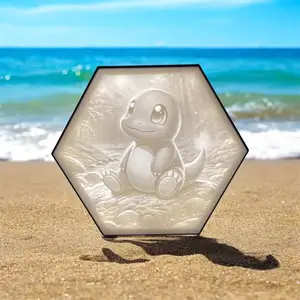 Hexagon Lamp LED RGB - Pokemon Glurak
