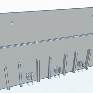 Magnetic Card + Marker Wall Organizer