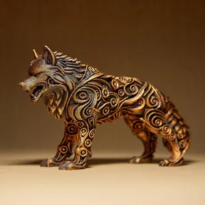 Designer WOLF Sculpture