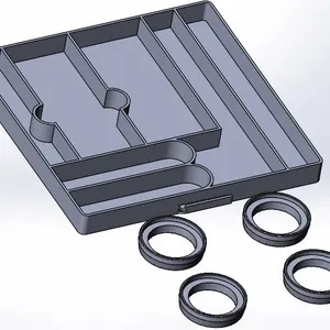 Organizer tray K1C 208х199х19(18)