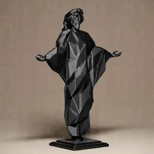 Geometric JESUS Statue