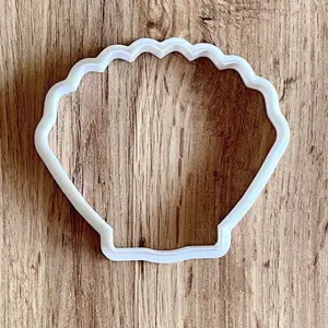 Shell Cookie Cutter, 2 stl files, shape, imprint, Seashell