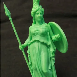 Athena Goddess of Wisdom, Strategy and War Armored figurine
