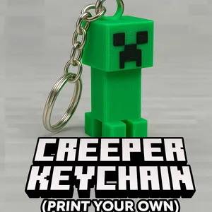 MINECRAFT CREEPER KEYCHAIN