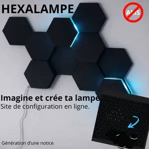 Hexalampe imagine et crée ta lampe