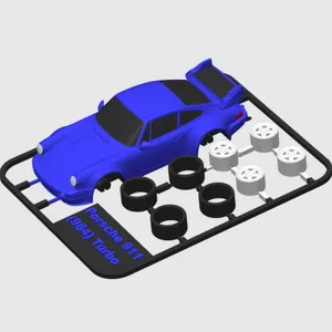 RWB Porsche 911 (964) Turbo kit card