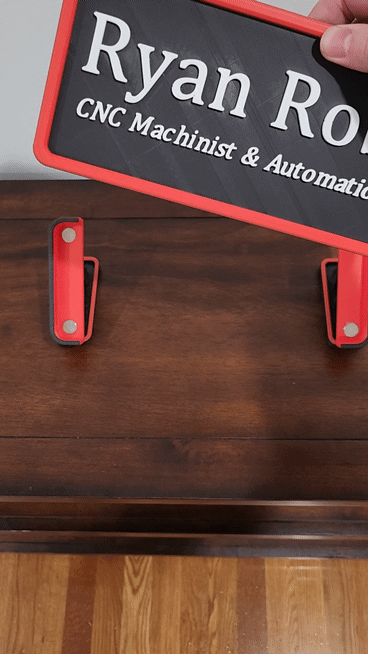 Magnetic Name Plate Version 3