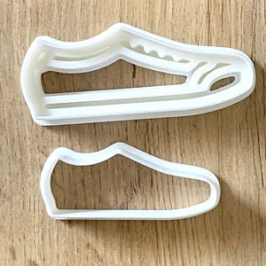 Sneakers cookie cutter, Shape Imprint Cookie Cutter STL File