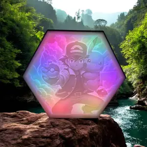 Hexagon Lamp LED RGB - Pokemon 004