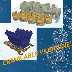V8 engine