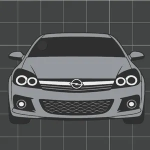Car Keychain - Opel Astra H