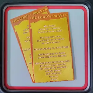 Lords Prayer Card
