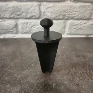 Pusher for food waste.