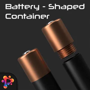 Battery - Shaped Container by Polymeria