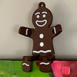 Gingerbread Man: Articulating & print-in-place