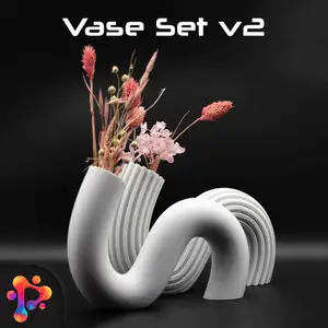 Vase Set v2 by Polymeria