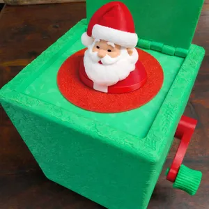 Christmas Musical Jack In a Box - Fully Printed