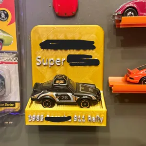 1:64 Scale Vehicle Wall Mount - Customizable