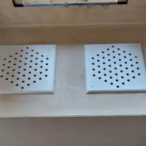 Speaker hole template