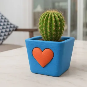 Love Heart Shape Planter, Minimalist Cute Flower Pot