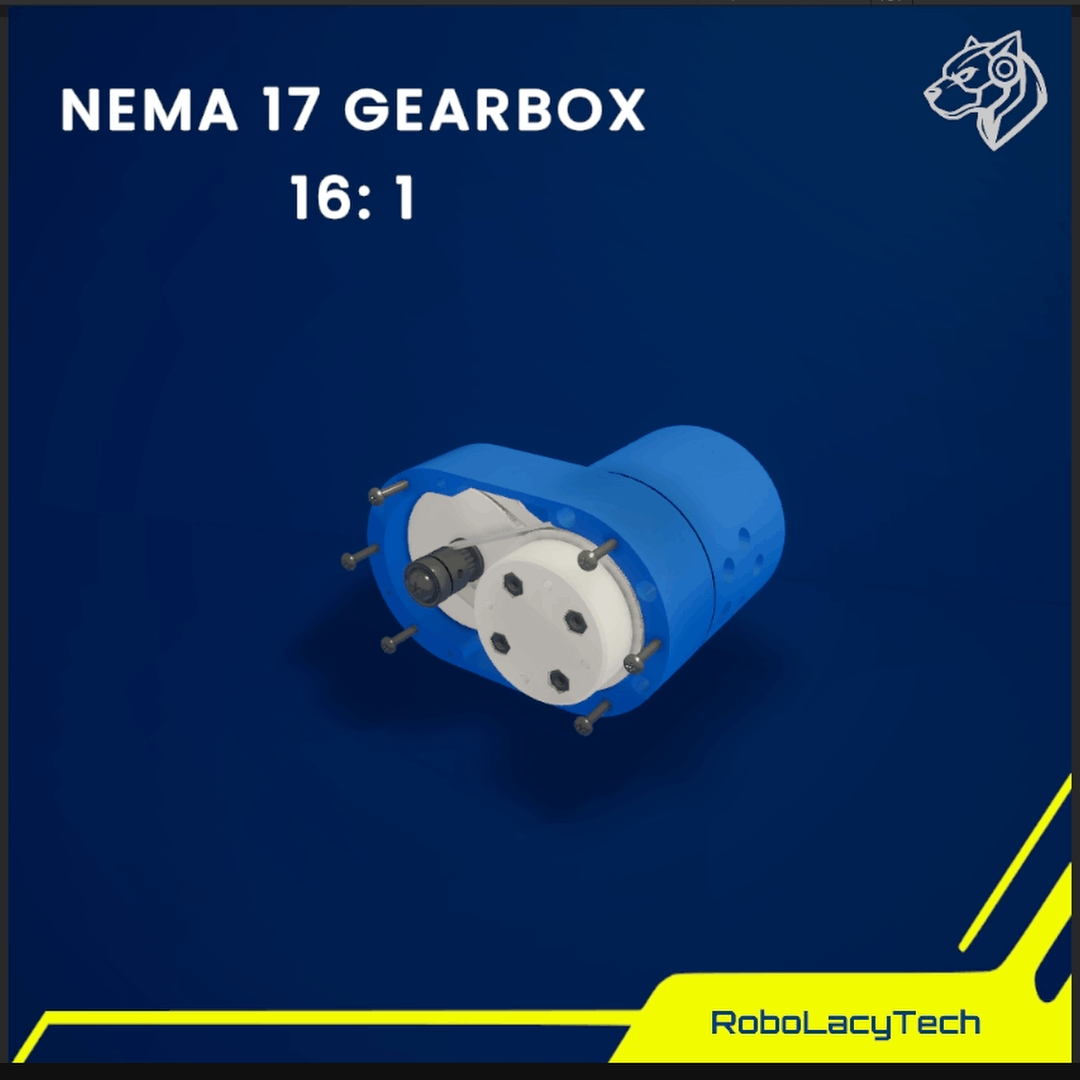 Gearbox for Nema 17 Motor 16:1