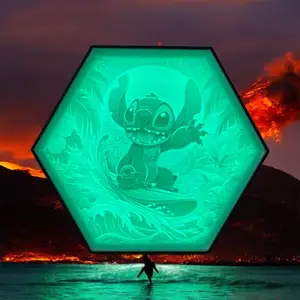 Hexagon Lamp LED RGB - Stitch 005