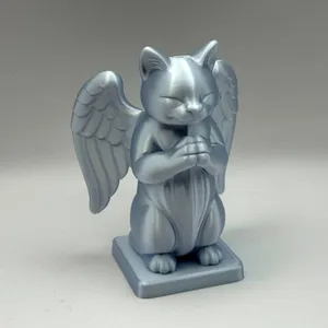 Kitten Angel Figurine