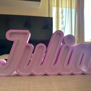 Letrero led Julia