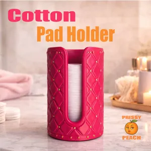 AESTHETIC Cotton Pad Holder - Bathroom Organizers